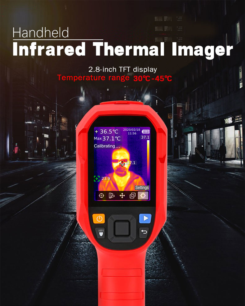 165h Handheld Infrared Thermometer Camera Body Temperature Imaging Infrared Thermometer