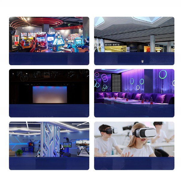 Dreamland amusement park products virtual reality 9d vr cinema 6 seats arcade game machine vr chair