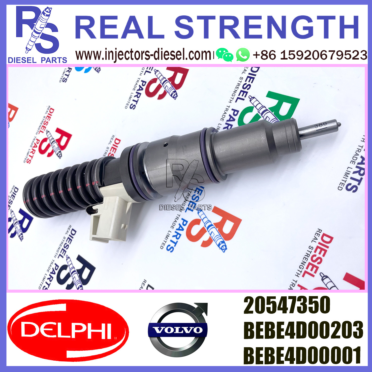 20547350 DELPHI Fuel injector BEBE4D00203 BEBE4D00001 E3.1 Diesel Pump Injector