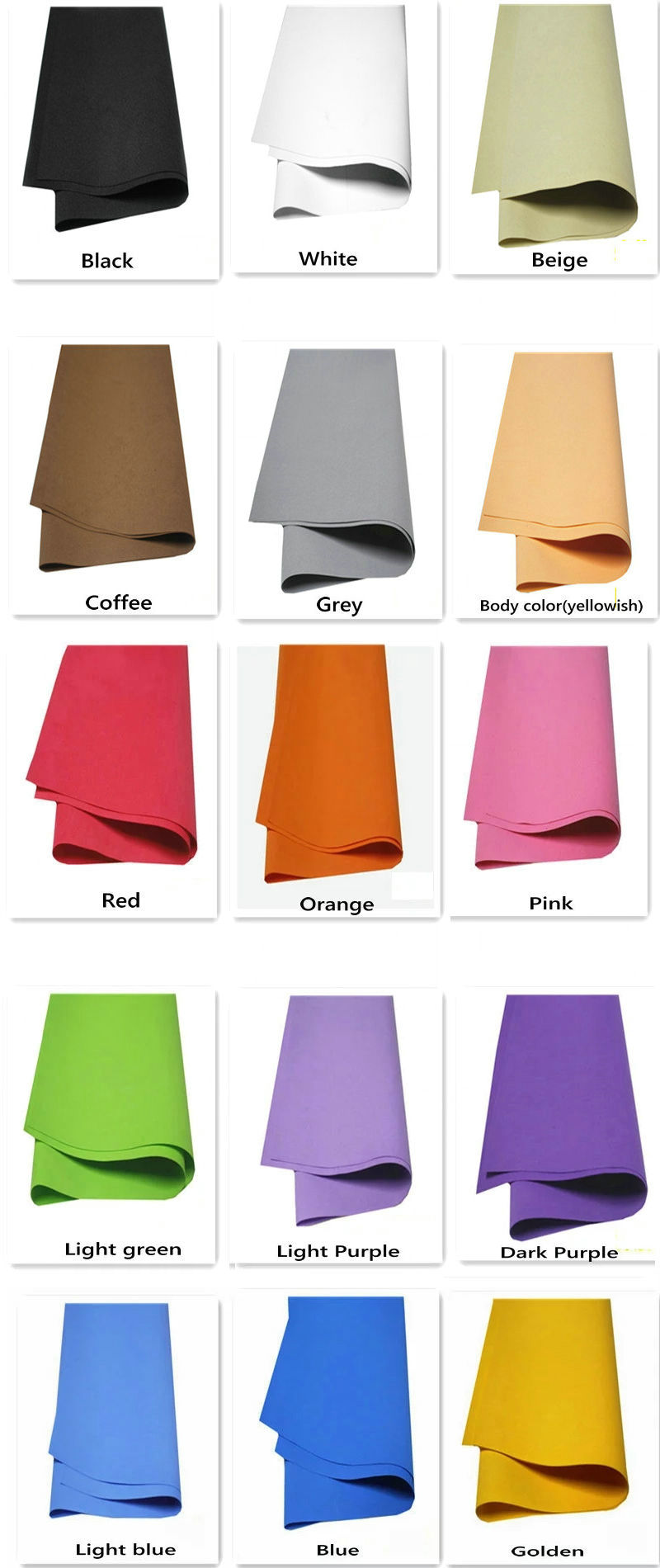 Multi Color Craft Foam Sheets 500x500mm Moisture Proof For Embroidery