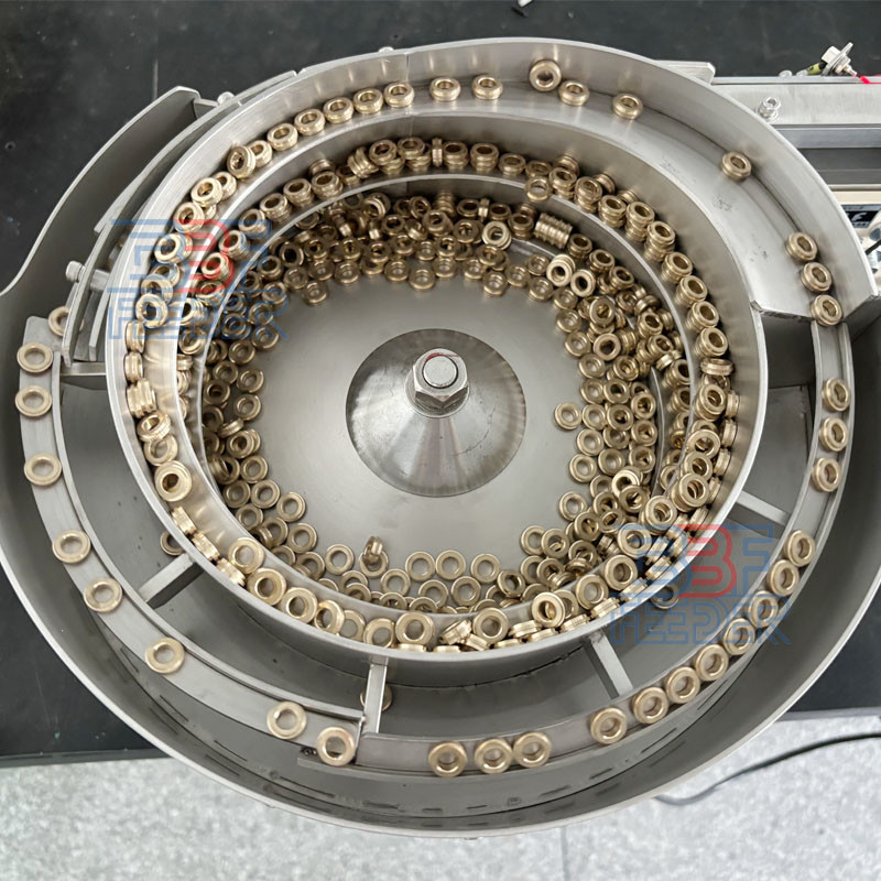 Electromagnetic Screw Bowl Feeder Metal Parts Copper Nuts Vibrating Disk