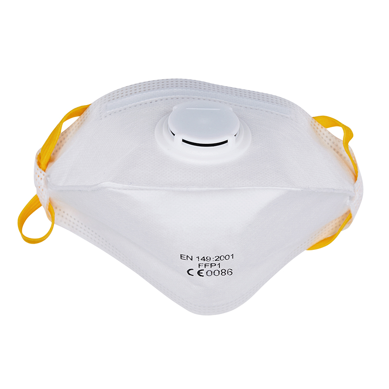 CE 149 FFP2 Non-Woven Folded Valved Respirator Dust Mask for Indoor Outdoor Protection