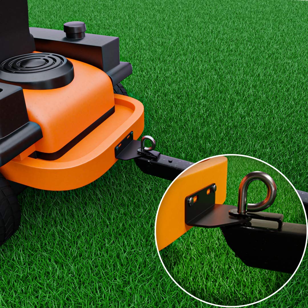 Sturdy Steel Trailer Hitch Adapter for Zero Turn Mower 5 Inch Heavy Duty Bracket