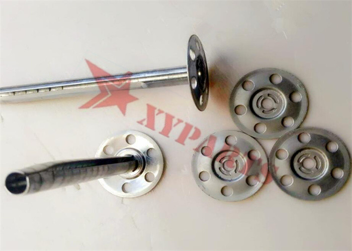 35mm Perforated Base Insulation Metal Plugs For Fixing Building Boards