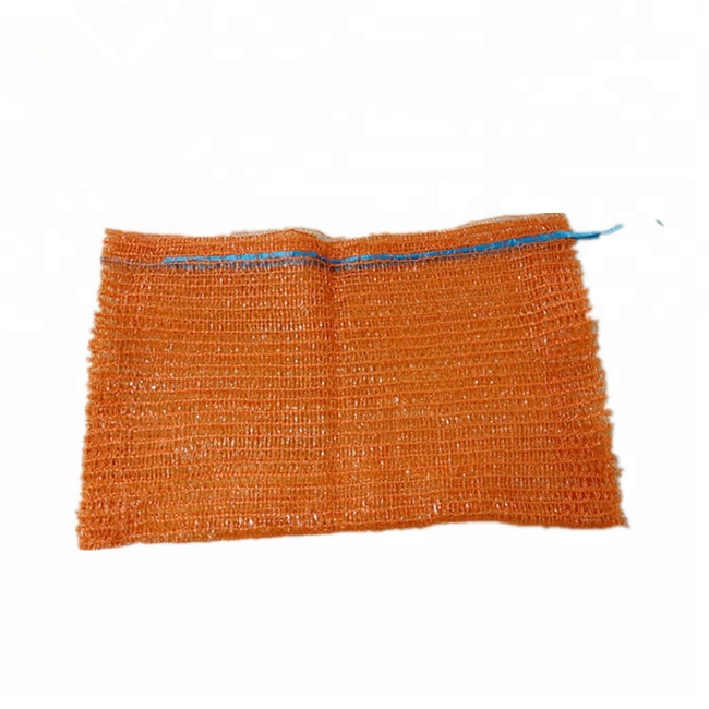 Customized Size Blue 40x60 Plastic Mesh Bag for Packing 15kg Potatoes Onions Vegetables