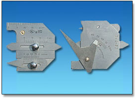Stainless Steel X-Ray Flaw Detector Bridge Cam Type Master Fillet Weld Gauge