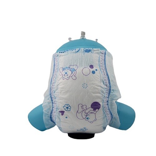 ODM Cartoon Printed Non Woven Fabric Baby Diaper Reusable Magic Tapes