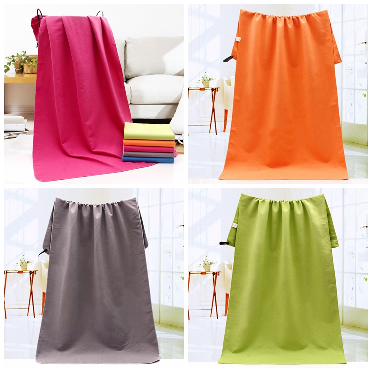Sustainable Custom Gym Towel , Microfibre Swimming Towel Machine Washable