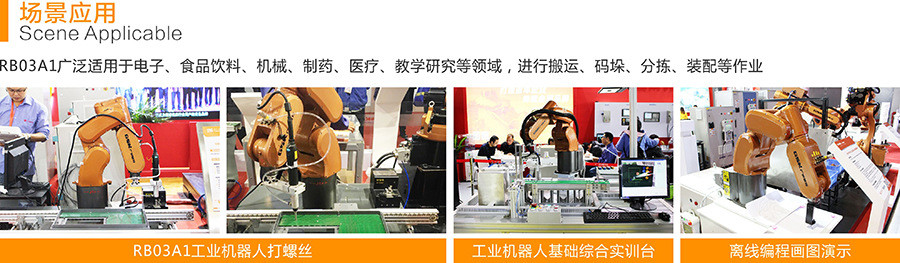 GSK RMD20 6 Axis Industrial Robot Teach Pendant Cables Palletizing Robot