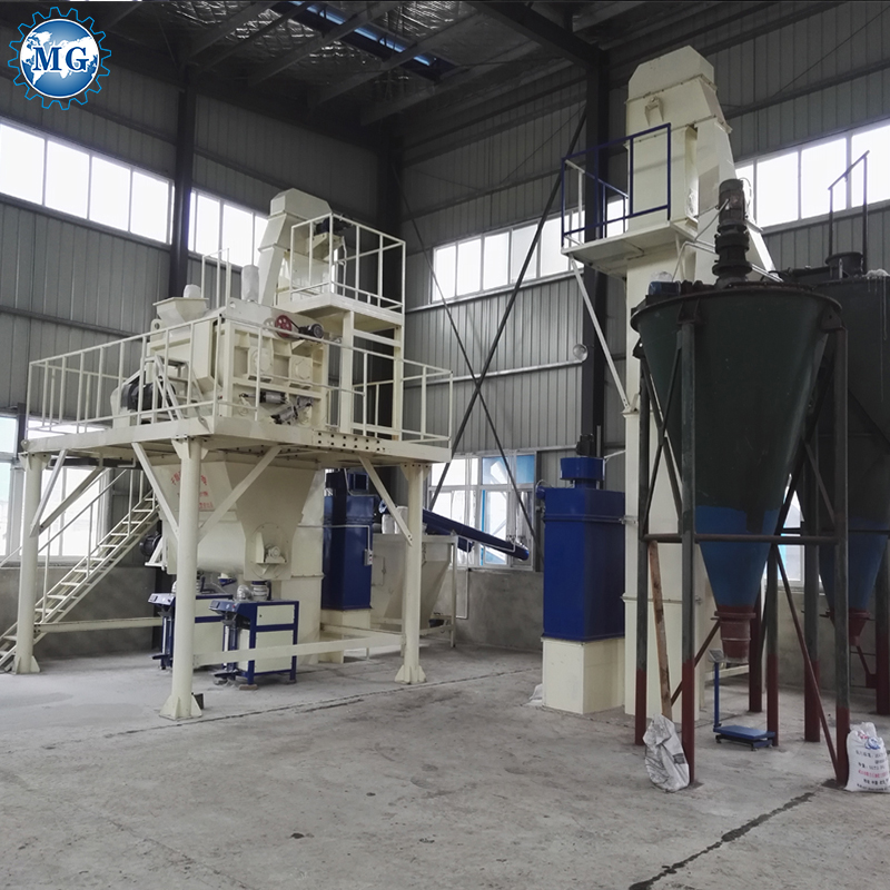 Factory Sale Dry Powder Mortar Production Line Wall Putty Sand Cement Mixing Equipment Ceramic Tile Adhesive Making Machine