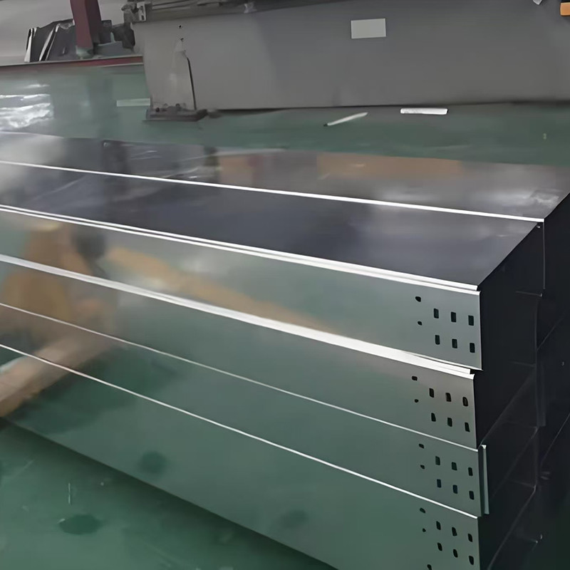 High Corrosion Resistance Aluminum Cable Tray With Straight Slot Type