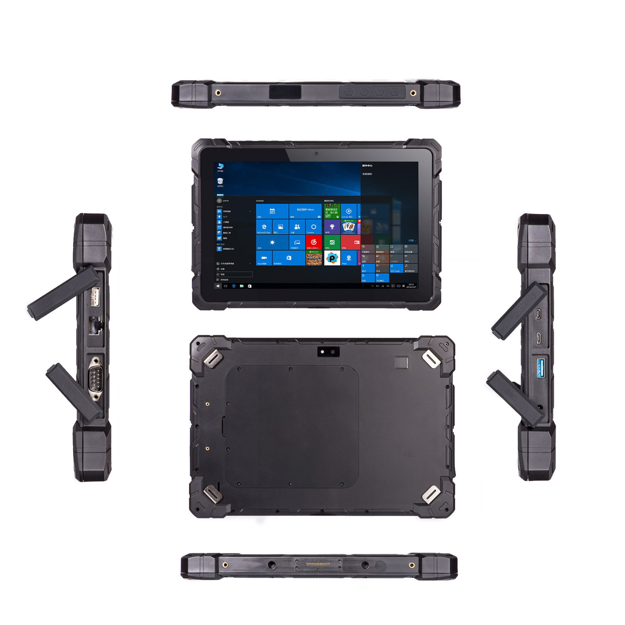 IP68 GPS VGA HDMI Industrial Rugged Tablet Face Scan WIFI Fingerprint