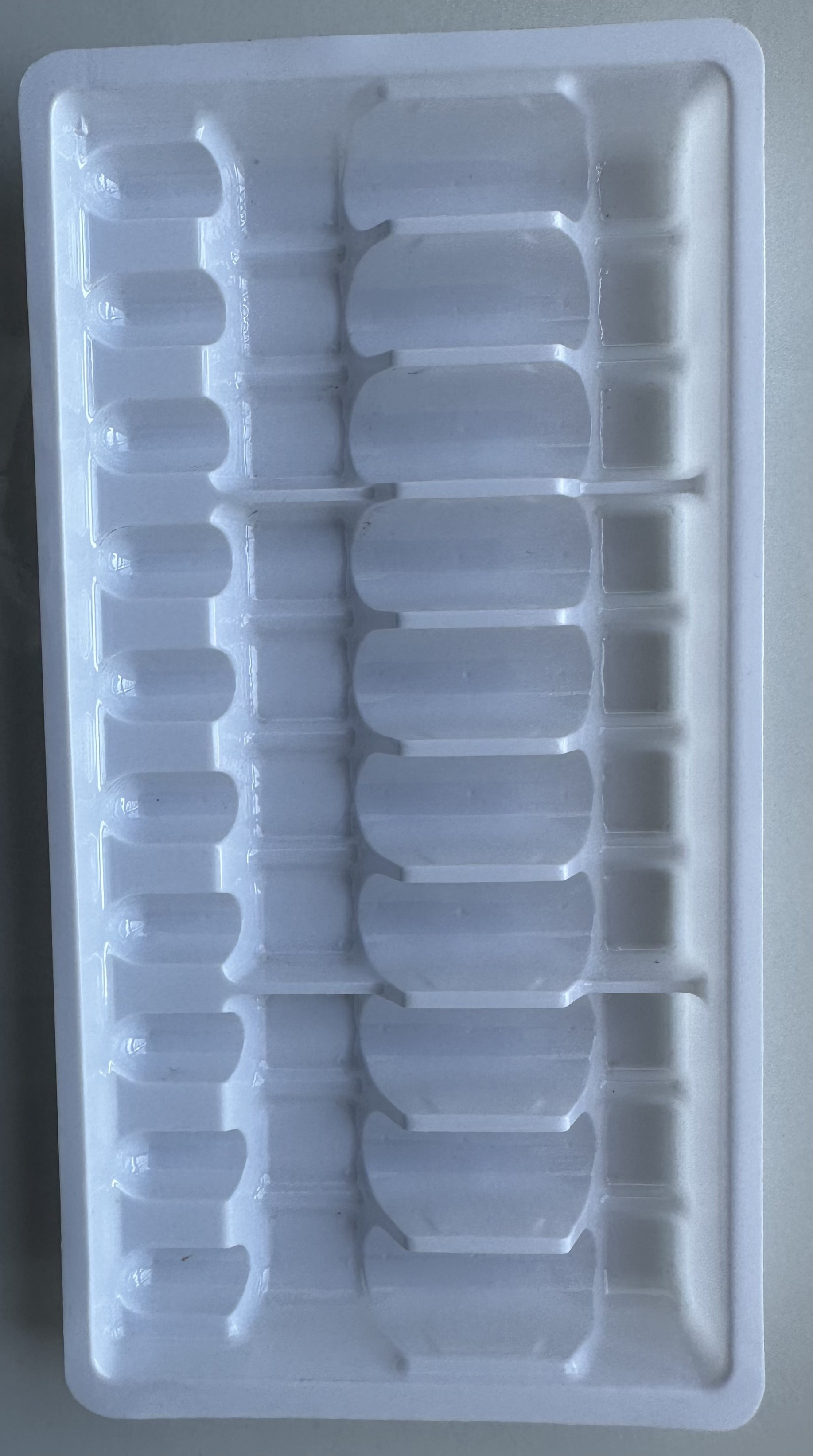 PET 1ml 2ml 5ml 10ml 10 Ampoule Tray Vacuum Forming Tray Customization