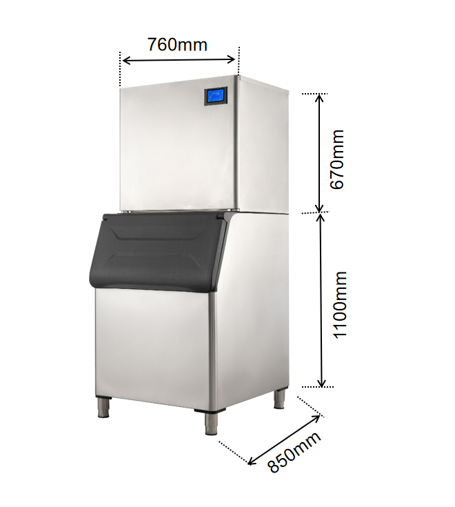 250kg ICE BLOCK Ice Cube Maker Machine with Advanced Technology and Automatic Function