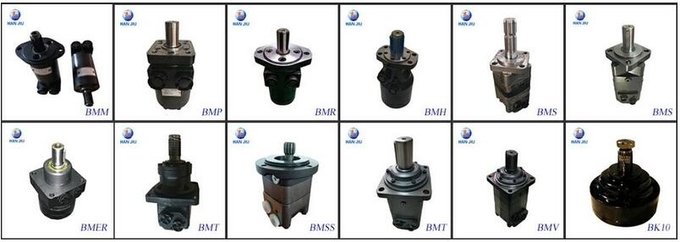 Sweeper Hydraulic Motor BME2 series 2 bolts mounted with taper shaft 4