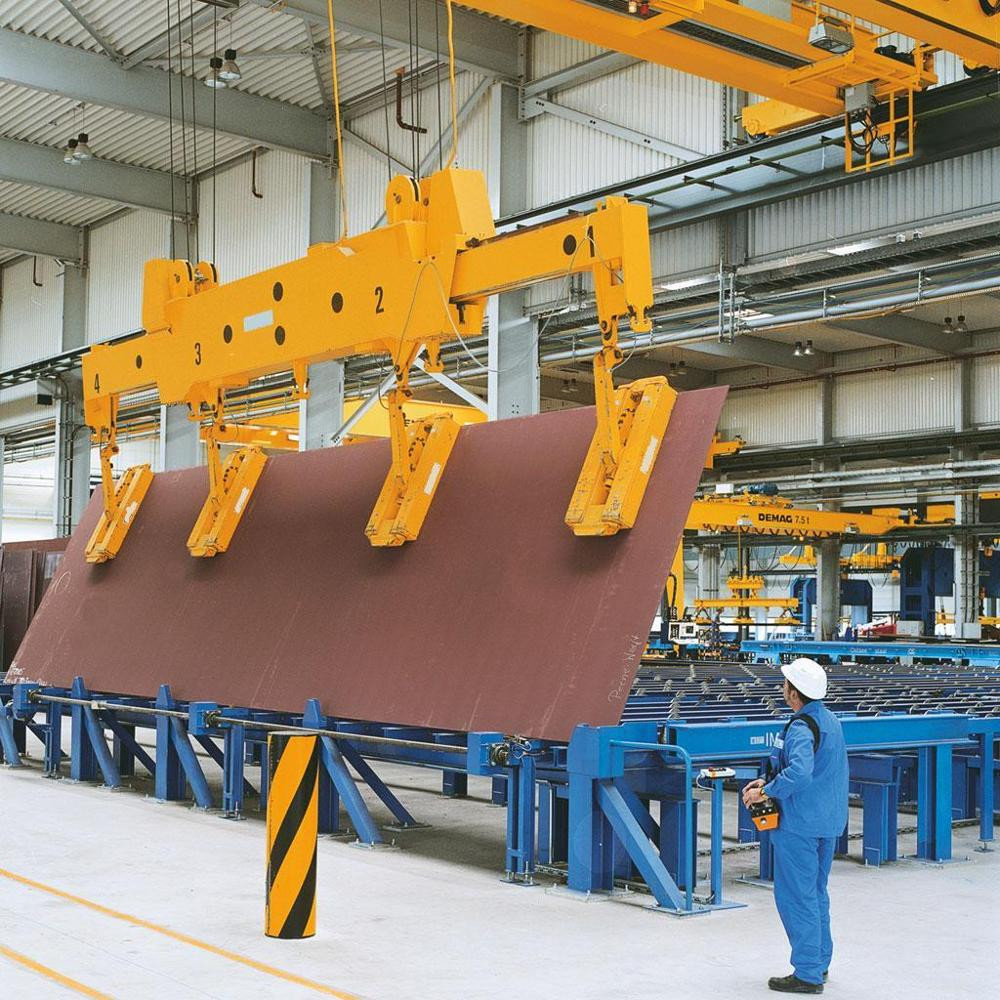 QL Model Double Beam Bridge Crane With Rotating Elecromagnetic Hanging Beam​