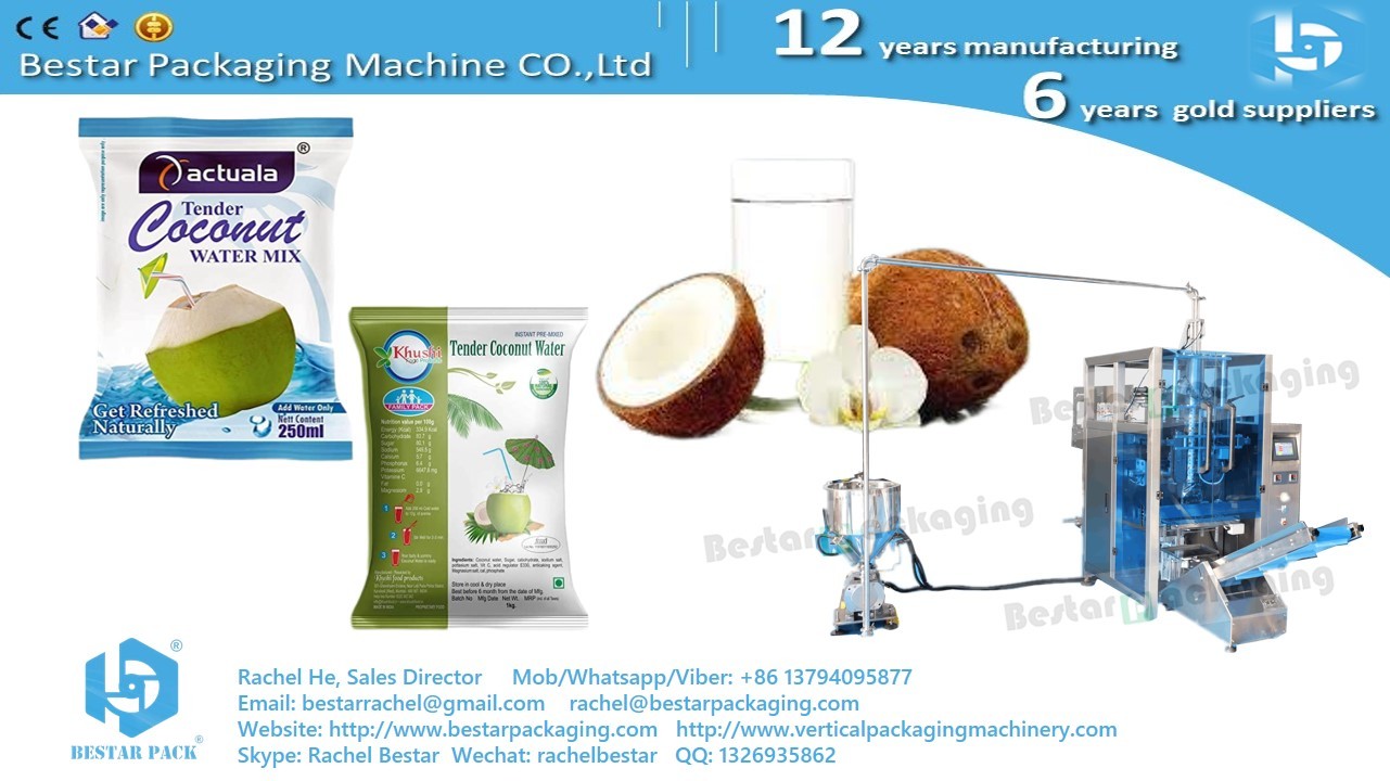 Fresh cow milk pouch liquid packaging machine, automatic measuring and filling BSTV-450P