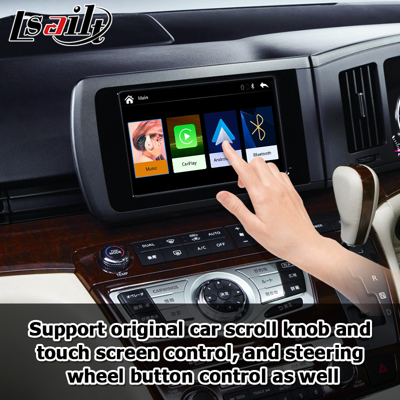 Lsailt Wireless Carplay Android Auto Interface For Nissan Elgrand E51 Series3 Japan Spec