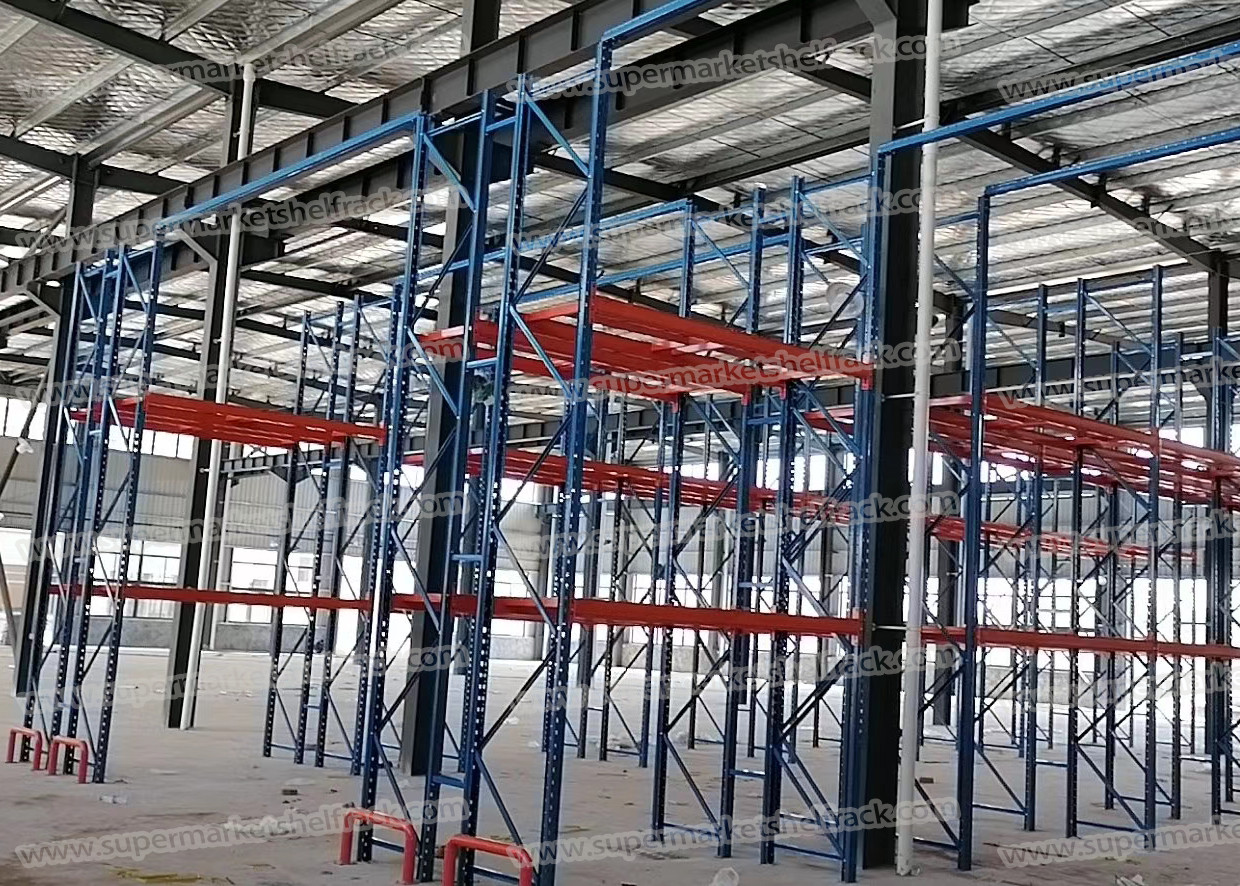 3000KG 2000mm Shelf Metal Warehouse Racking For Supermarket 3500mm
