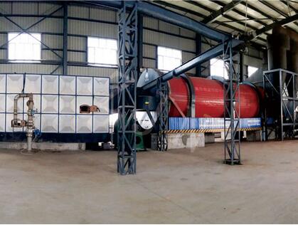 chemical sludge rotary dryer