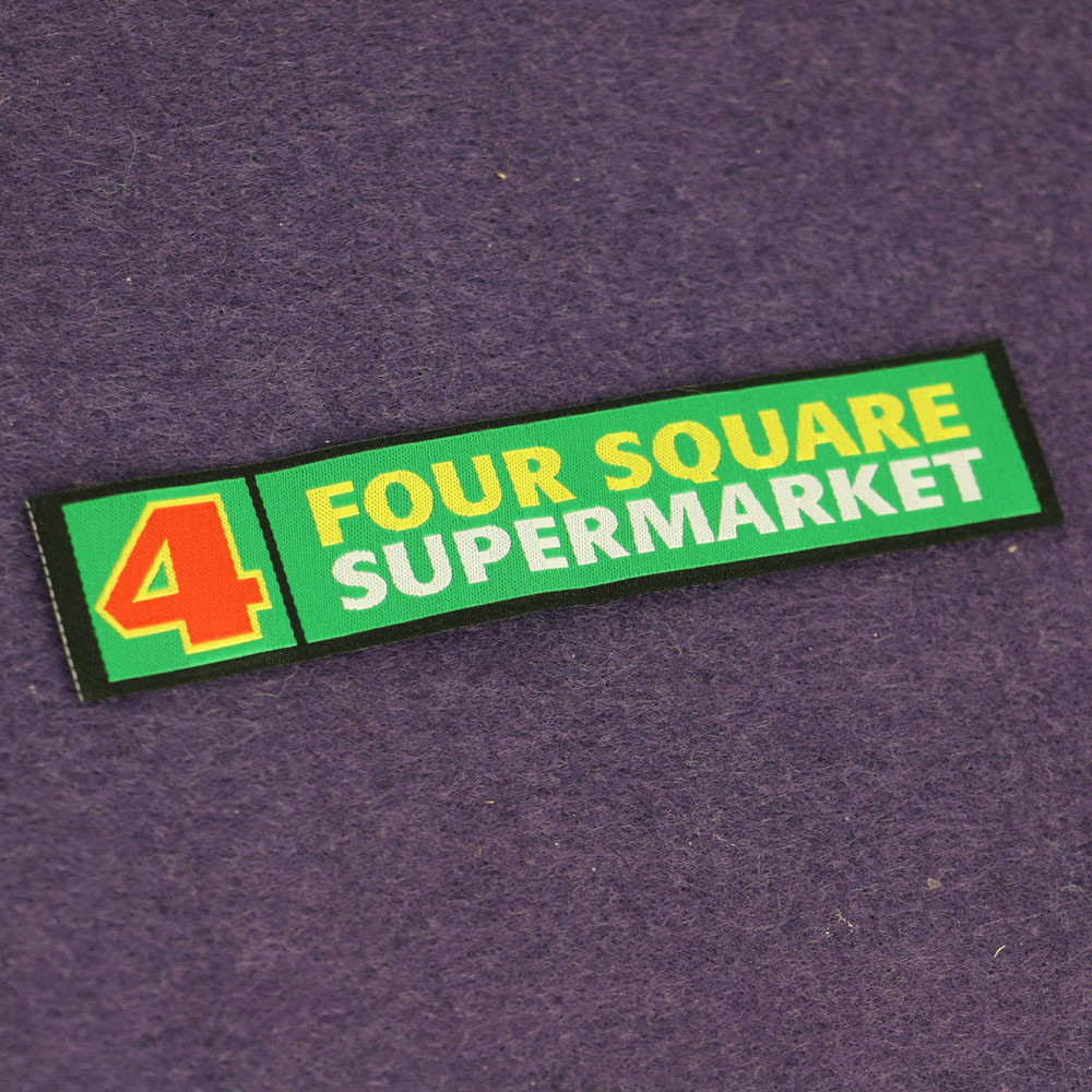 Sew In Fabric Name Tags Cotton Satin For Clothing Apparel Tags