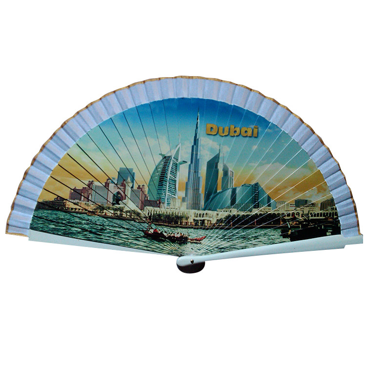 Hand Painting Spanish Folding Wooden Hand Fan For Events And Souvenirs