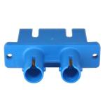 Multimode ST To SC duplex adapter Polymer Sleeve Plastic Flange