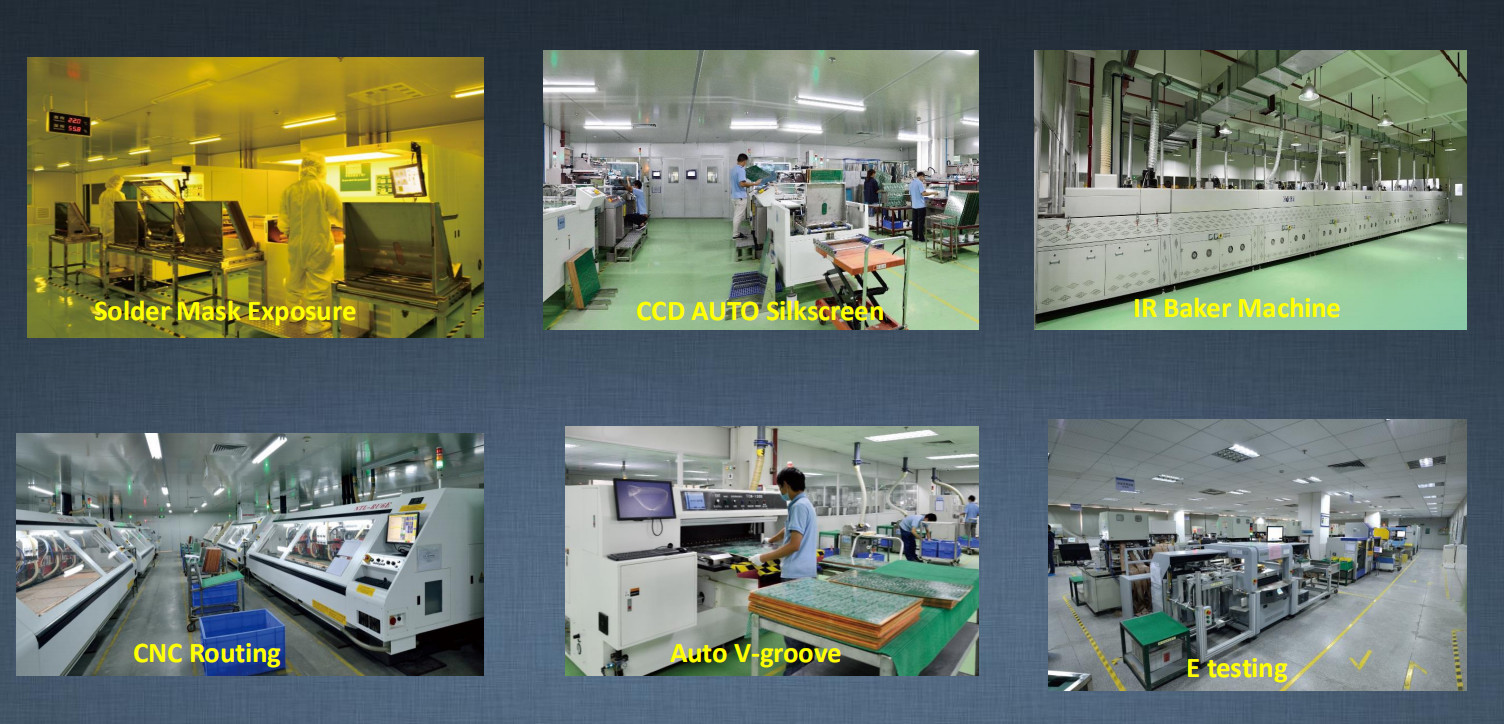 Enig HASL Finished 1.6mm 110V Double Sided PCB