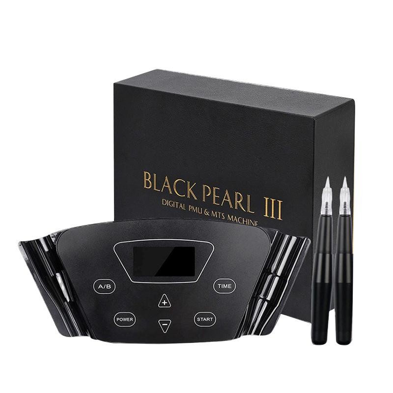 8W 50Hz Permanent Makeup Black Pearl All In One Tattoo Machine Professional Tattoo Set