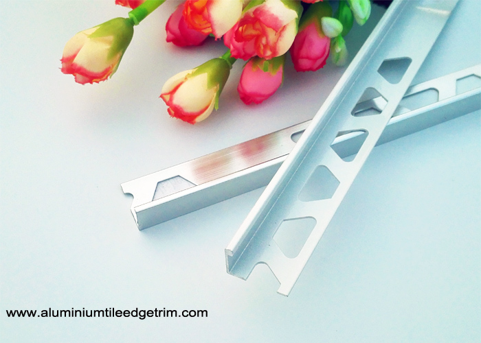 aluminium L shaped floor trim 10mm