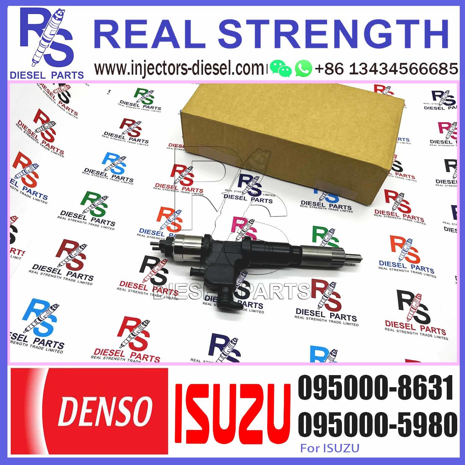 Diesel engine Common Rail Fuel Injector 095000-8630 095000-8631 095000-8632 095000-8633 for ISUZ-U 8-98139816-0 8-981398