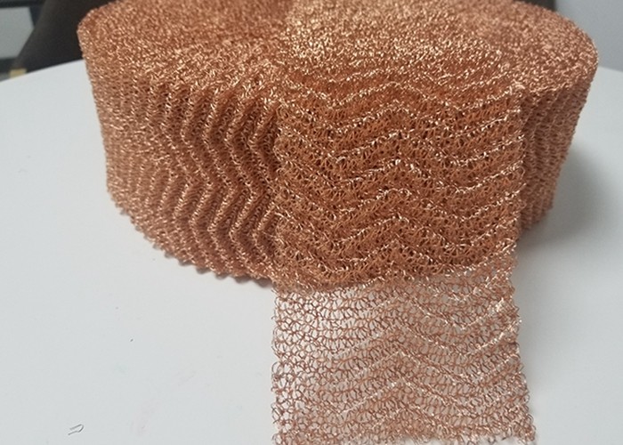 0.16mm Pest Control Copper Knitted Wire Mesh 4 Inch 100mm Width