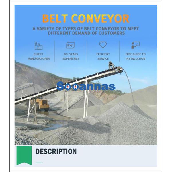 Agriculture Grain 400mm Mobile Grain Belt Conveyor