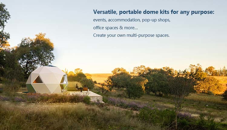 ​Light Steel Frame Movable Cabin Hotel Prefab Geodesic Dome House Dome Kits Deepblue Smarthousing