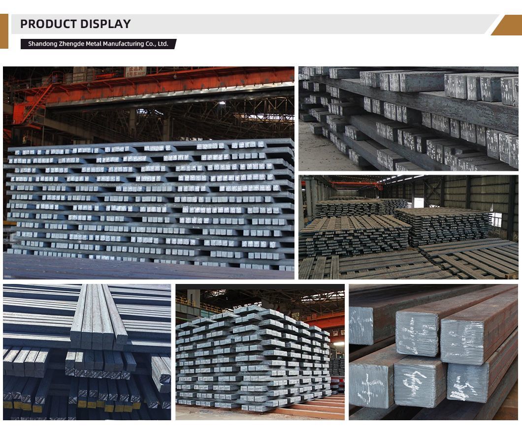 Top Steel Billet Suppliers 3sp/5sp Prime Steel Billets 150X150 for Sale