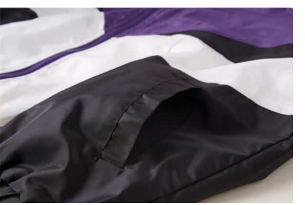 Autumn Street Color Stitching Women Hip Hop Sport Track Bomber Jacket