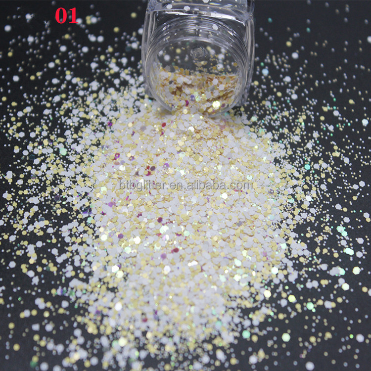 1 Color Print Method Manufacture Spring Nails Glitters Nail Ready for Shipping to Indoor Christmas Decoration