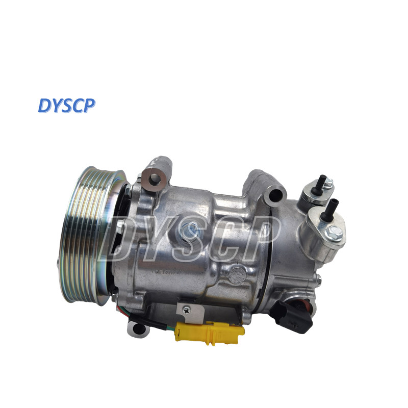 6C12 6453QJ 6453 QJ AC Compressor For Peugeot 307 2007 6PK