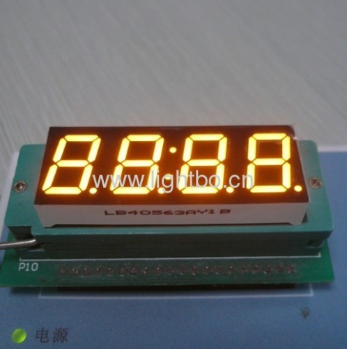 4 digit 0.56 inches Common Cathode Ultra bright Red 7 Segment LED Display