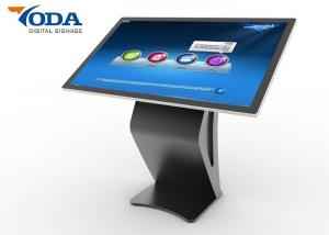 China 43 350nits LCD Indoor Touch Screen Information Kiosk With Digital Signage Software on sale