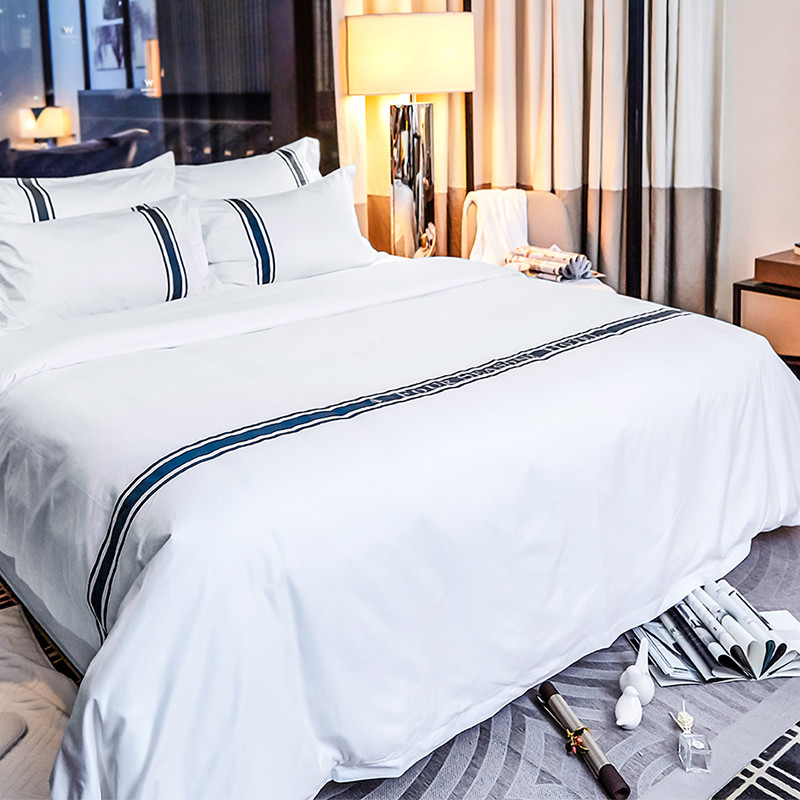 Wholesale luxury dobby duvet cover sets king queen for hotel bedding sets