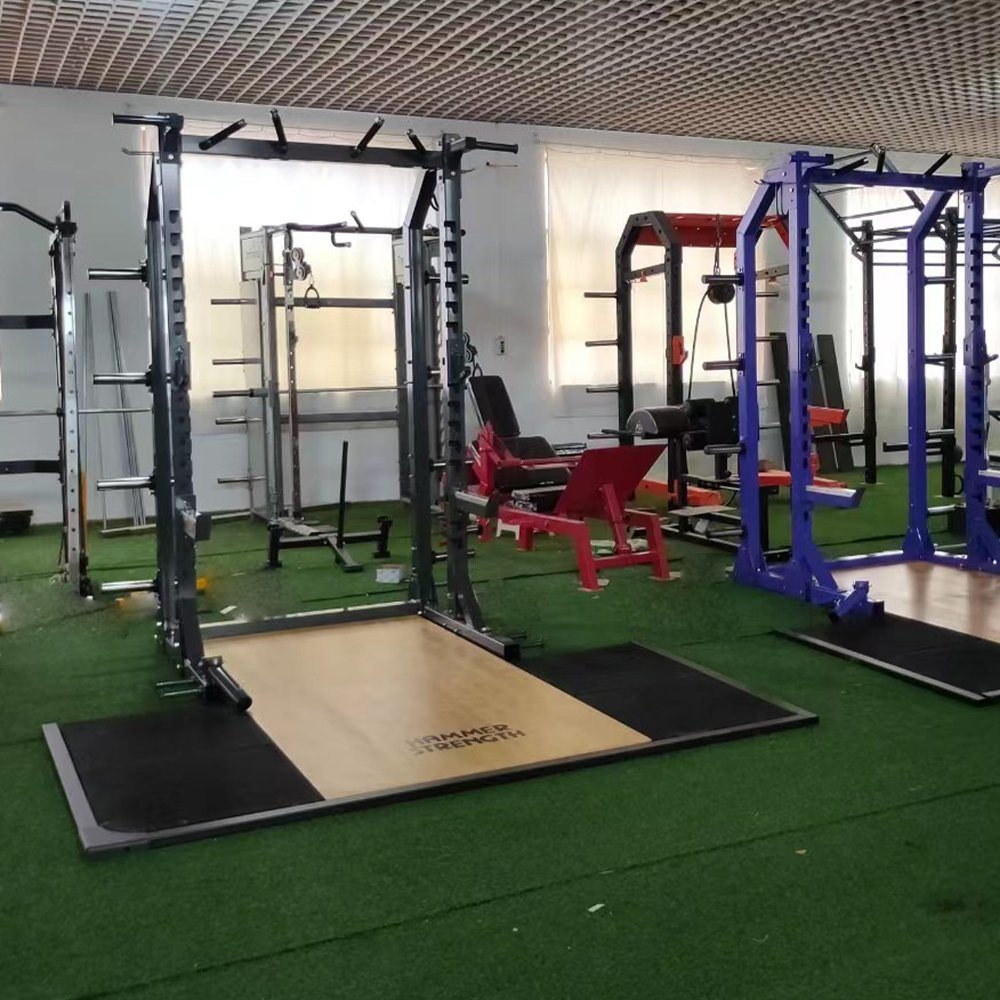 Commercial Fitness Equipment Gym Strength Hard Pull Training Floor Squat Rack Machine