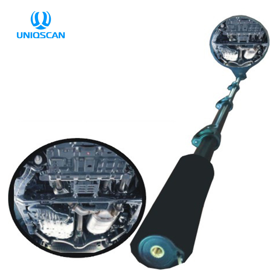 Aluminum Handles Round Convex Or Flat Acrylic Under Vehicle Inspection Mirror 12"