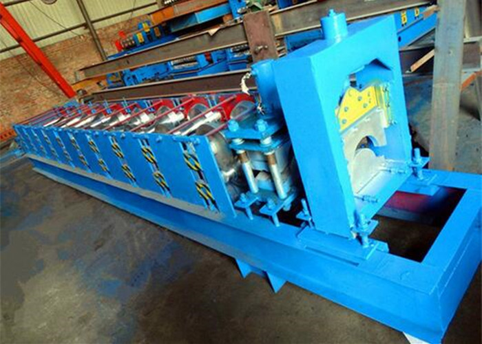 GI Colored Steel Cold Roll Forming Machine With Electric Tile Cutting Machine