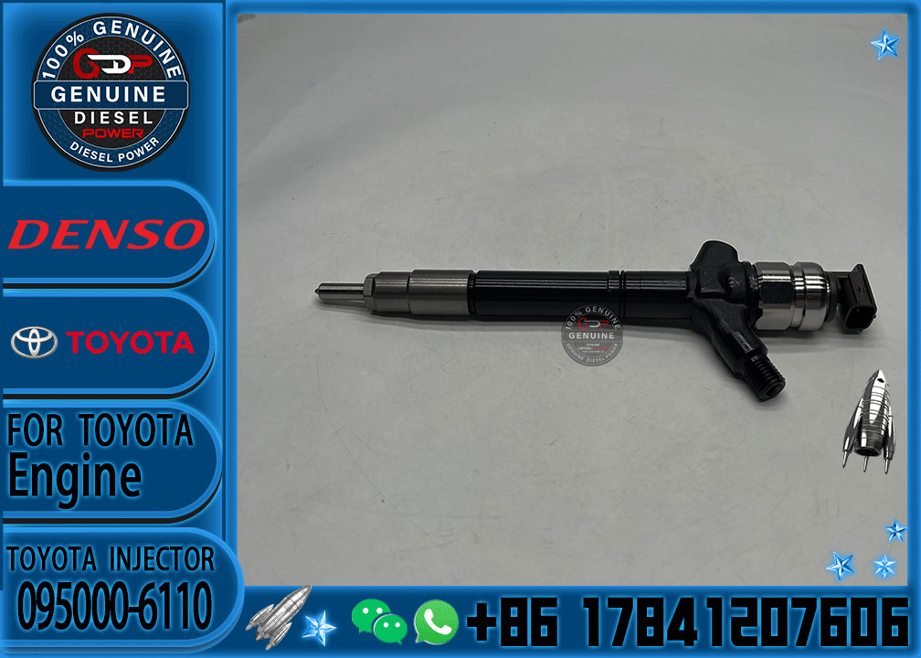 Nozzle Injector 095000-6110 23670-09130 23670-0R010 Diesel Fuel Engine Injector 095000-5610 for Toyota Avensis 2.2 D 2AD