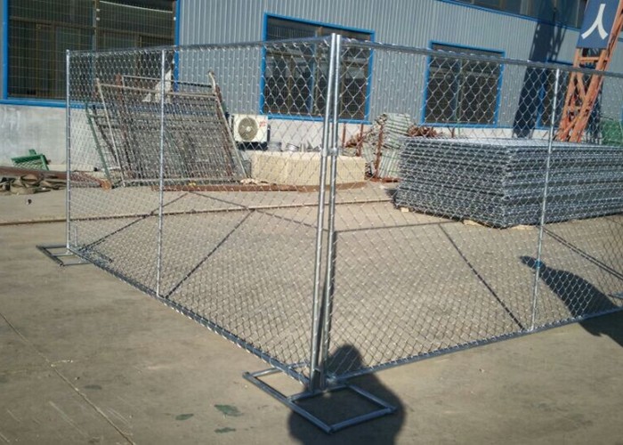 6'X12' Galvanized Chain Link Fence Panels For Commercial Construction
