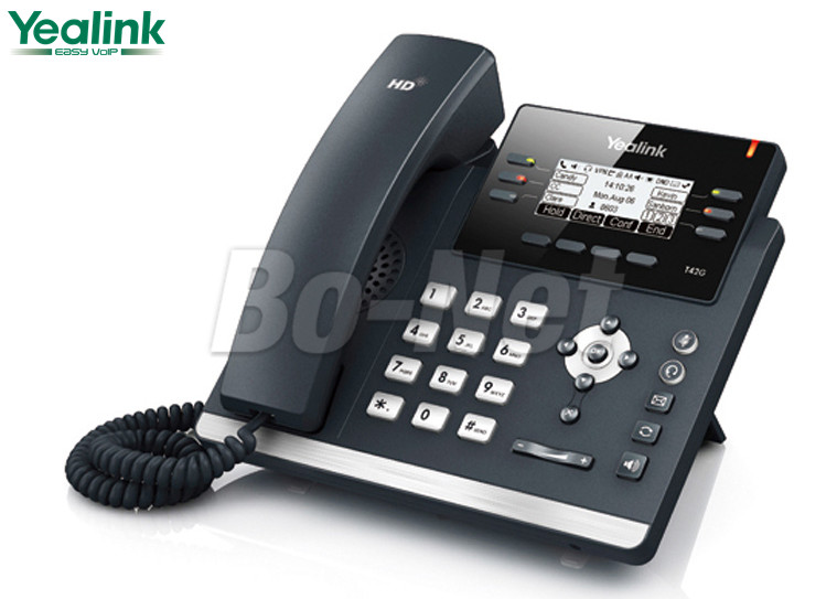 12 Line HD Video Conference Cisco IP Phone SIP-T42G Yealink Linux Operating System