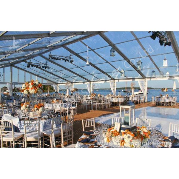 Large Square Clear Top Tent with transparent roof for Party and Event