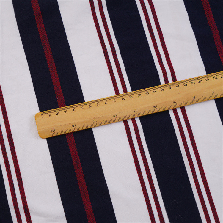 Good Quality Moisture-Wicking And Comfortable Durable Striped Material Fabric For Casual Wear