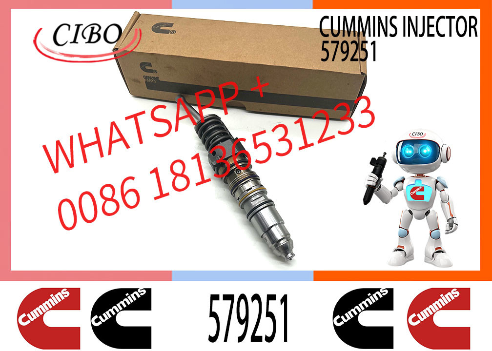 Diesel Engine Fuel Injector 1521977 1511696 1846351 579264 1731091 579253 570016 579251 for C-UMMINS engine